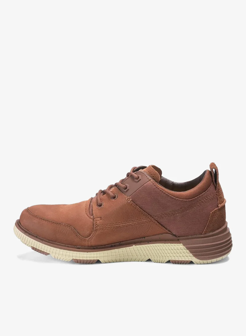 Caterpillar Capuccino Leather Lace-Up Shoes