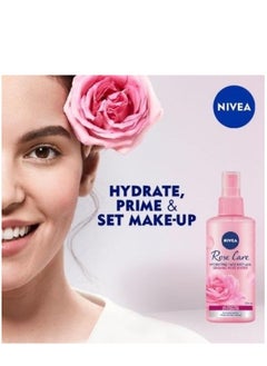 Nivea Organic Rose Water Hydrating Face Mist Clear 150ml  - Image 4