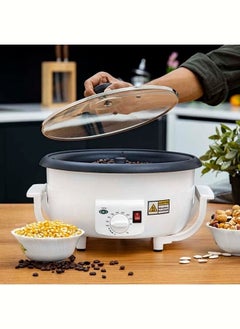 Generic Popcorn Maker & Coffee Roaster Machine Electric , 2-in-1 800W Coffee and Popcorn Maker, 400g Capacity with Adjustable Timer & Temperature Control for Home Roasting  - Image 3