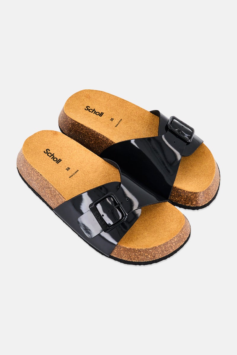 Scholl صنادل كاثلين القابلة للتعديل للنساء، سوداء - Image 4