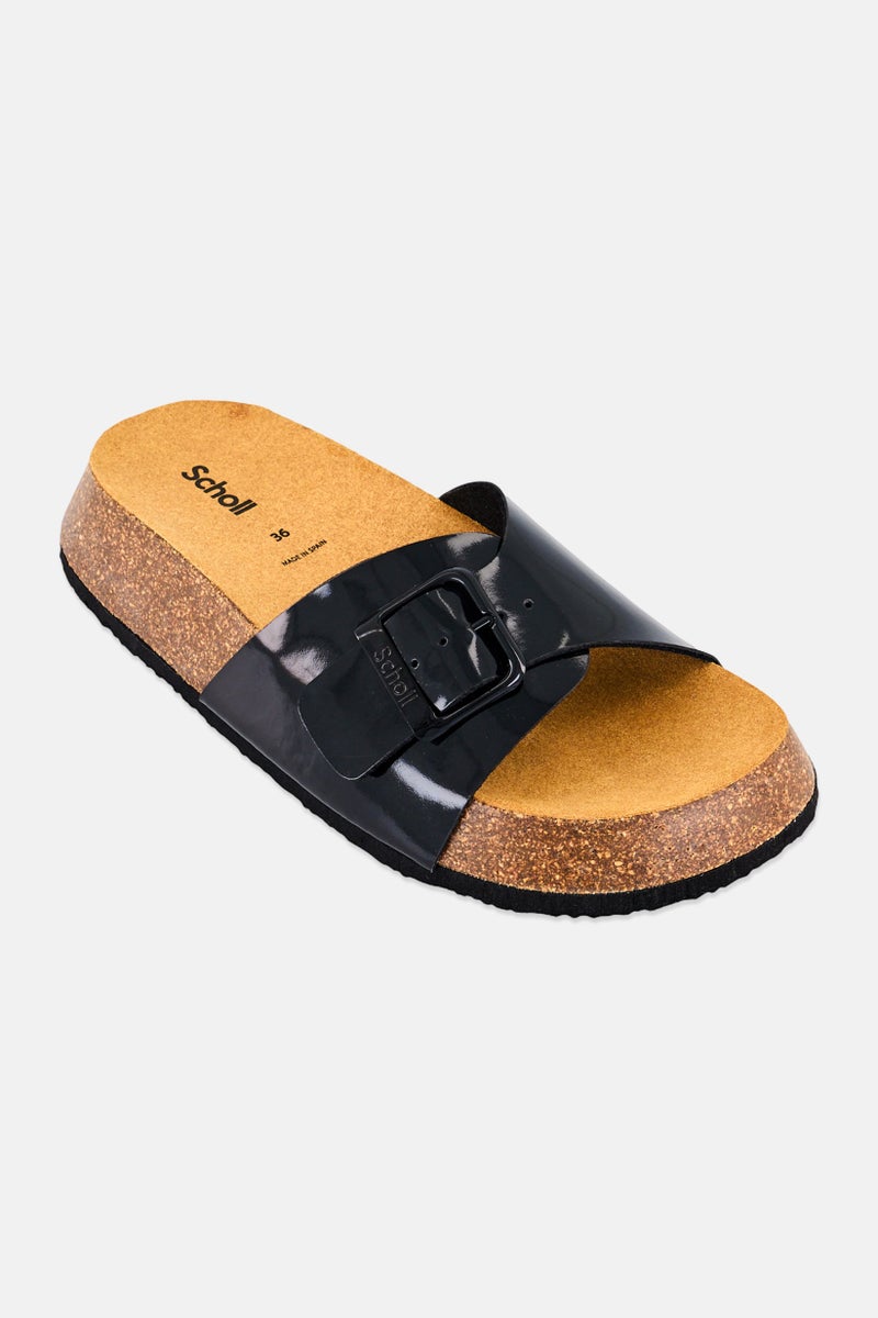 Scholl صنادل كاثلين القابلة للتعديل للنساء، سوداء - Image 1