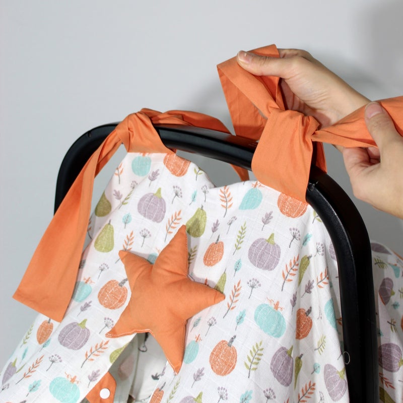 Atölye Eda Muslin Stroller Cover Cushion Pouch 3 Pieces - Image 2