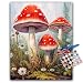 Offito Paint by Numbers Kit for Adults Mushroom Adult Paint by Number Kits on Canvas for Beginners Mushroom DIY Acrylic Oil Number Painting Kits for Home Wall Decor Gift 16x 20 Without Frame - Image 2
