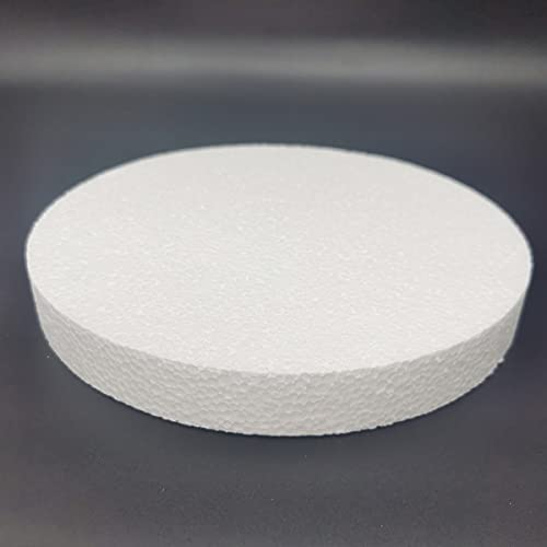 FFchuanhe 6 Inch 10-Pack Foam Circles for Crafts (1" Thick), Polystyrene Round Foam Disc for DIY Projects, Cakes and Decorations, Sculpture, Modeling, Arts and Crafts Supplies.(White) - Image 4