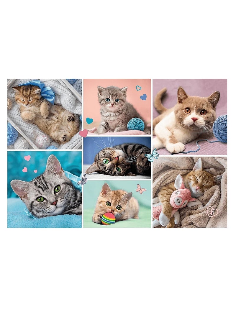 Trefl Puzzles - "100" - In the cat world / Trefl - Image 2