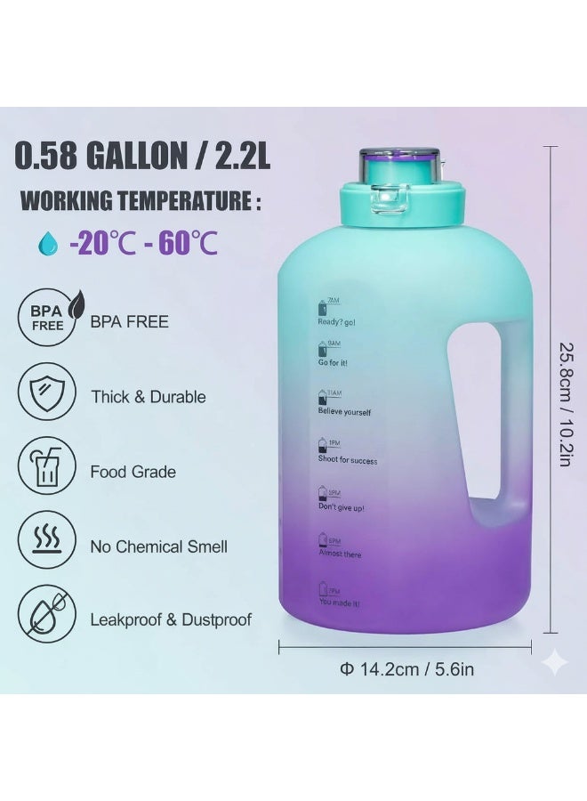 ALCOACH Gallon Water Bottle, 2.2 Litres – Synthetic-Free Incentive Large Jug, BOTTLE-52 - Image 3