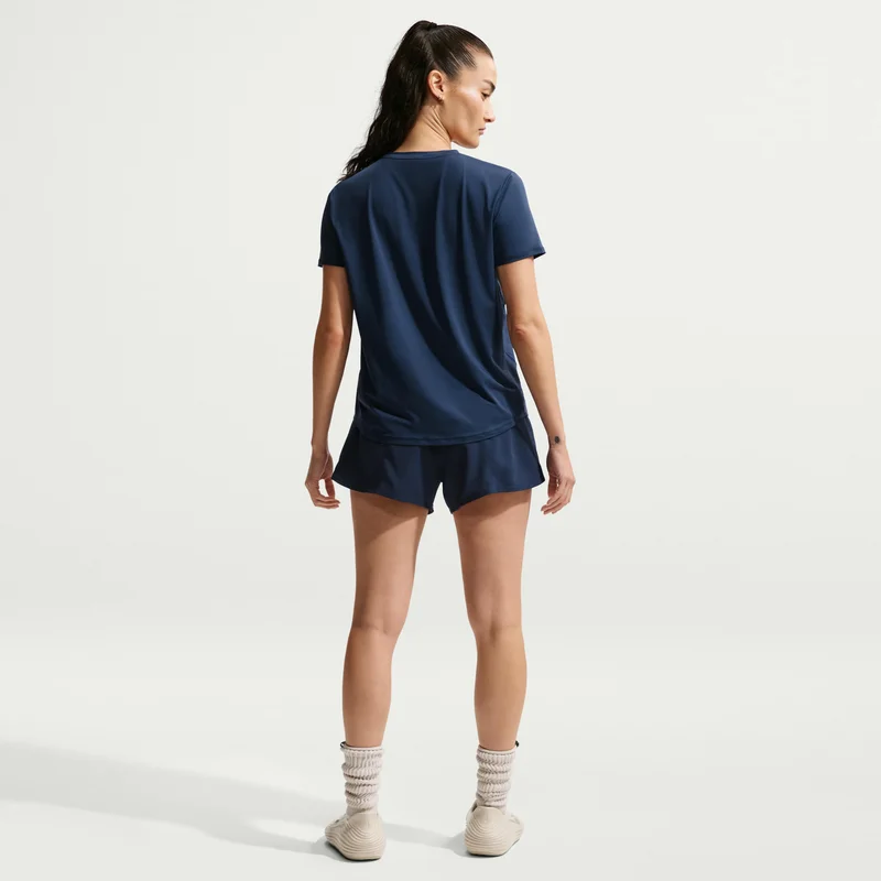 Nike Blue Women's One Classic Dri-FIT Training T-Shirt for Women | Best Price UAE