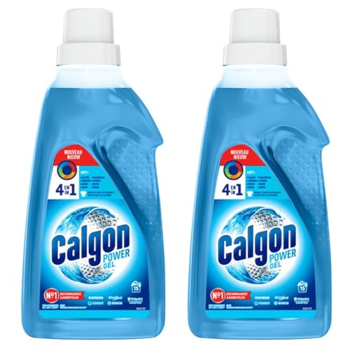 Calgon 3-in-1 Washing Machine Water Softener Gel, 2 x 750 ml (1.5 Litre) - Image 1