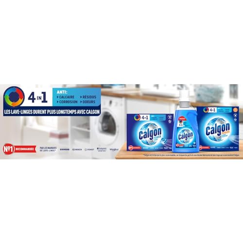 Calgon 3-in-1 Washing Machine Water Softener Gel, 2 x 750 ml (1.5 Litre) - Image 5