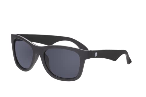 Babiators Original Navigator Jet Black Kid's Sunglasses, UV Protection, Ages 6-10 - Image 1