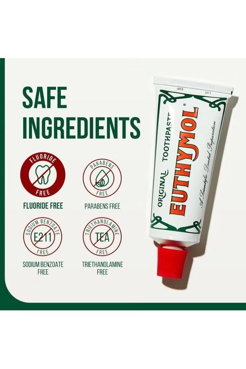 Euthymol Original Toothpaste White 75ml  - Image 3