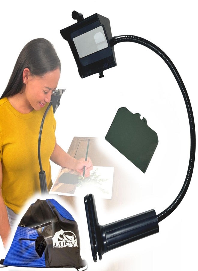 LUCY Mini Drawing Tool with Photo Enlarger & Bag by Draw LUCY | Camera Lucida Photo Enlarging Accessory for Painting | LUCY Drawing Projector for Artists | Artistic Aid - Drawing Tool for Artists - Image 1