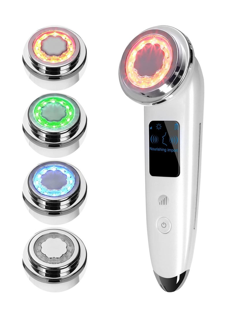 Excefore Facial Massager, Electric Face Skin Tightening Machine 4 in 1 Facial Massager, High Frequency Facial Machine for Women, Girl - Image 1