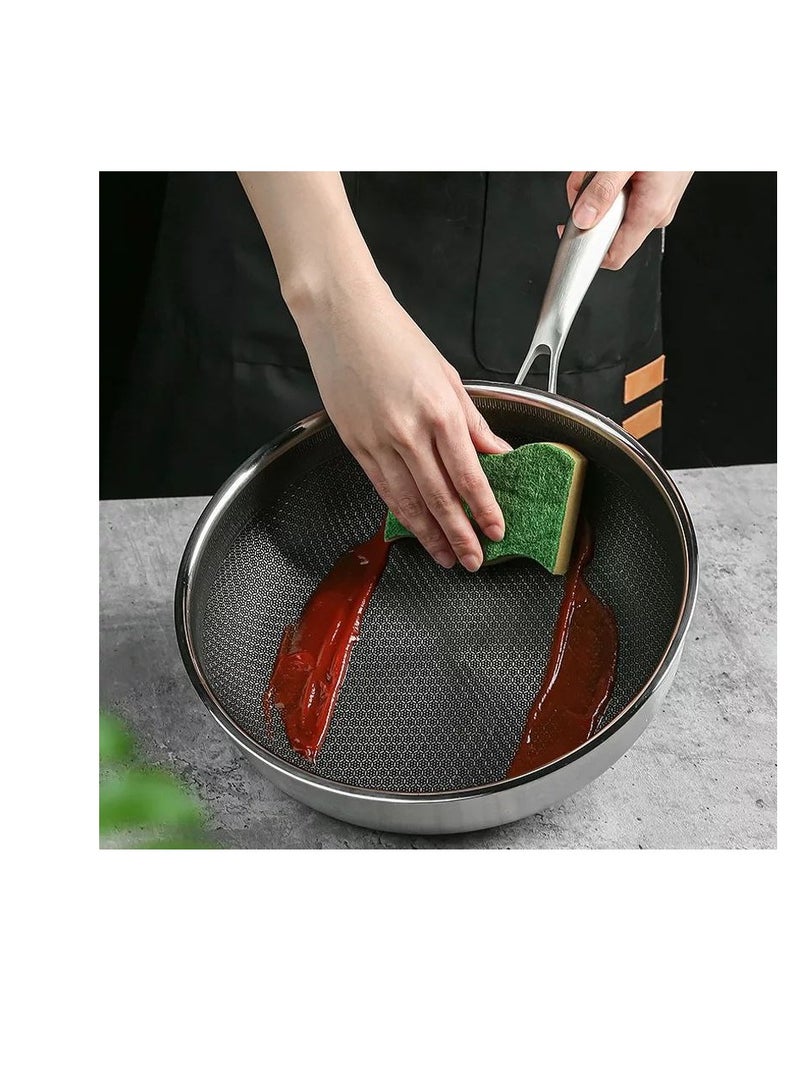 Stainless Steel Frying Pan – Perfect Cooking Experience with Superior Heat Distribution X  - Image 2