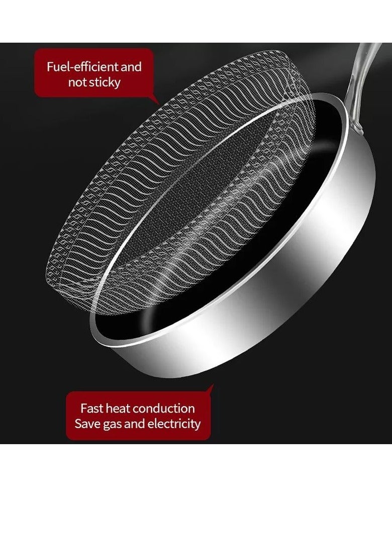 Stainless Steel Frying Pan – Perfect Cooking Experience with Superior Heat Distribution X  - Image 3