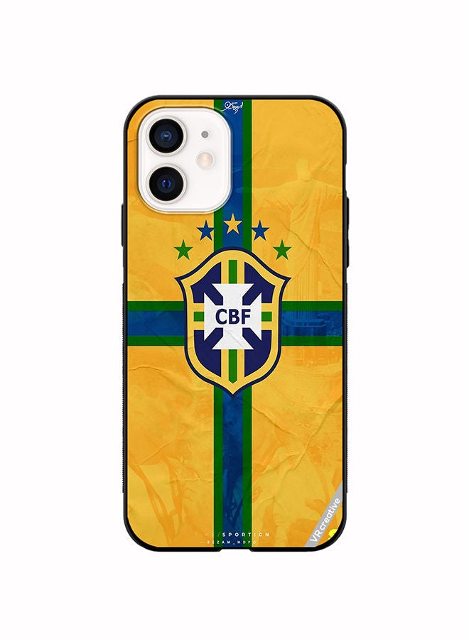 VR CREATIVE Protective Case Cover For Apple iPhone 12 mini Cbf Brazil Design Multicolour - Image 1
