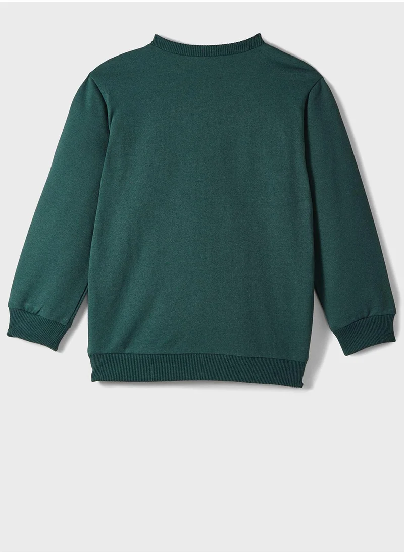 جون Kids Printed Sweatshirt