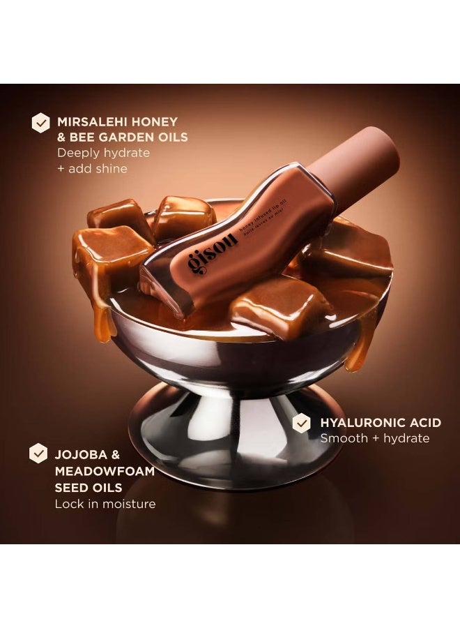 Gisou زيت شفاه معطر بالعسل، 8 مل - توفي لزج - Image 3