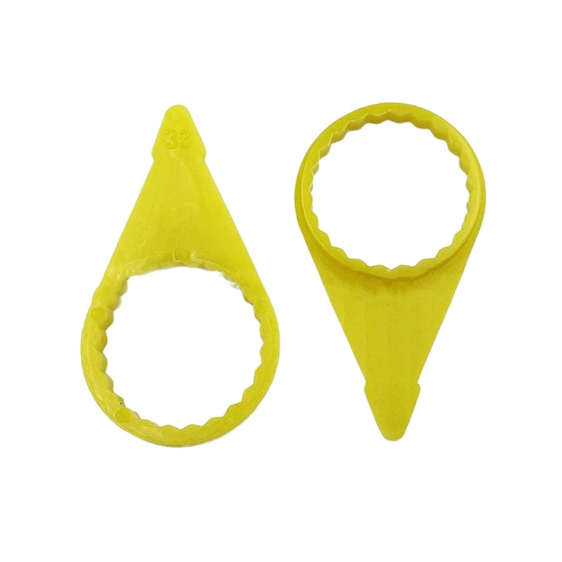 Loose Wheel Nut Pack of 200 Yellow Nut Truck Replacement Wheel Check Tool - Image 1