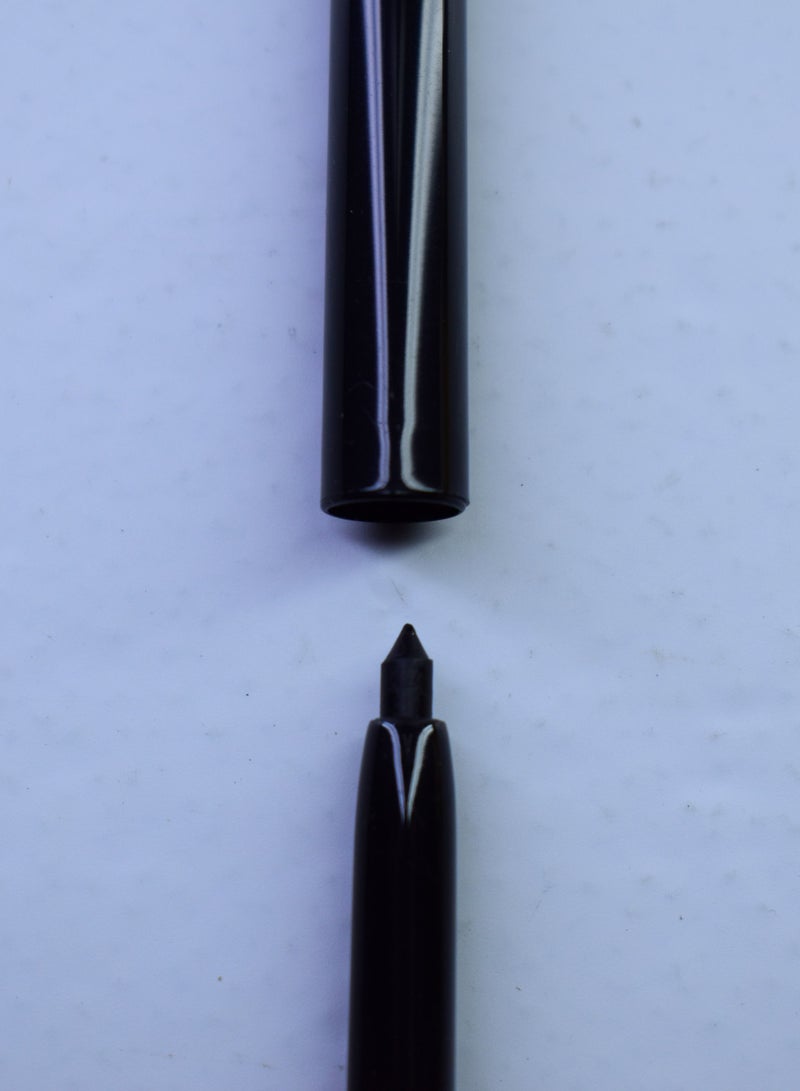 ماكس بيوتي طقم كحل أسود 12 قطع مقاوم للماء ويدوم طويلاً طبي - Image 4