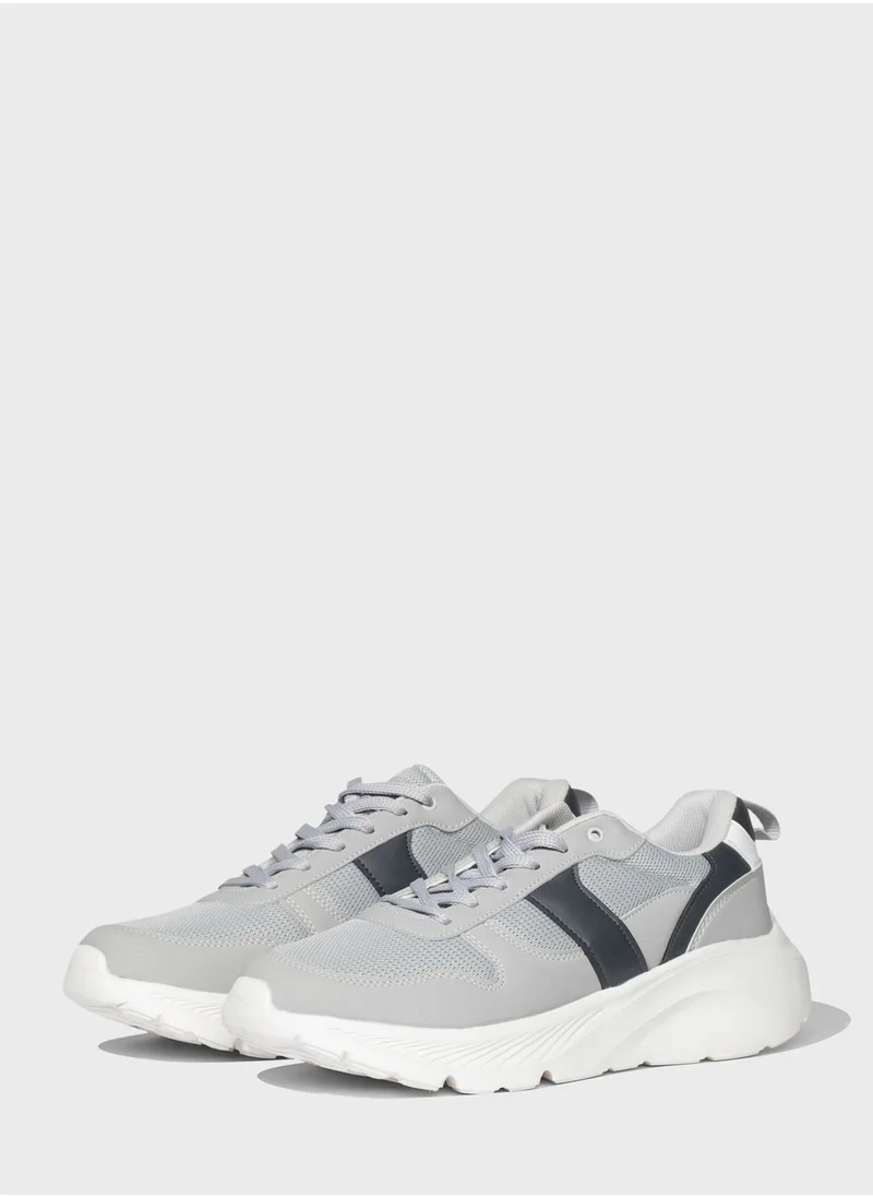 DeFacto Man Faux Leather High Sole Sport Shoes