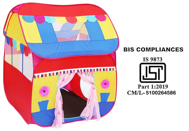 Homecute Foldable Pop Up Hut Type Kids Toys Jumbo Size Play Tent House for Boys and Girls (Big Size Multi) - Image 2