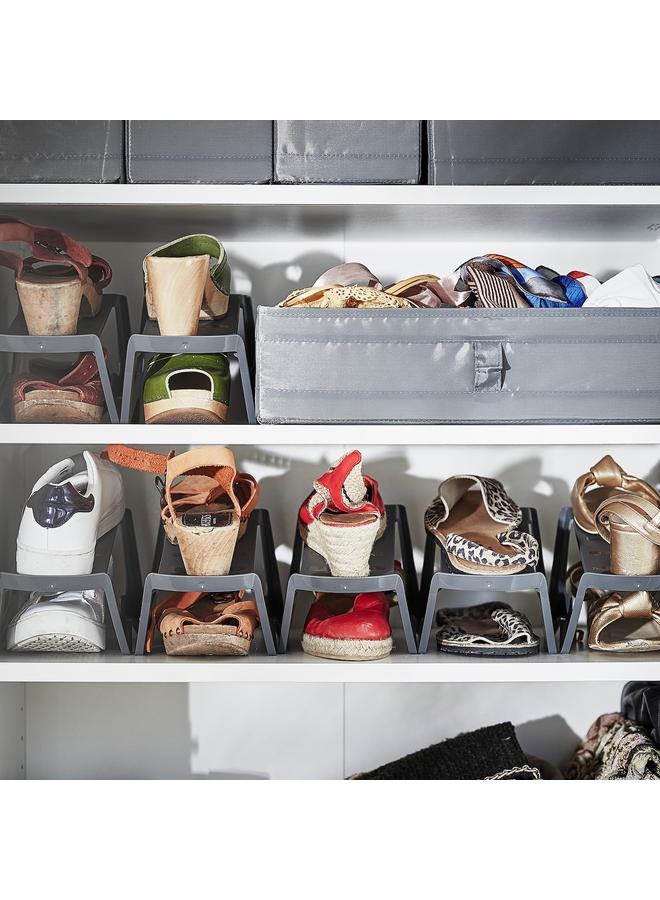 Generic Shoe organiser, grey, 14x14x24 cm  - Image 4