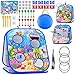 RIEYON 5in1Bean Bag Toss Game for Kids Cornhole Board Toddler Toys for Kids Party Activity and Outdoor Yard Backyard Birthday Gift or Christmas for Aged 3 4 5 6 7 8 Year Old Boys - Image 3