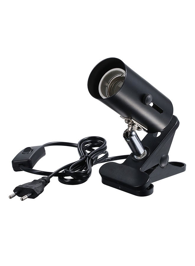 NIBEMINENT UVB Pet Light Holder Clamp Lamp Ceramics Socket Black 0.3kg - Image 1