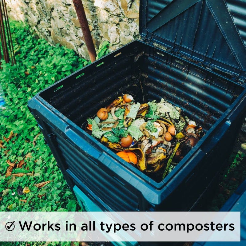 Bioverse Dr. Connieâ€™s Compost Plus â€“ 100X Concentrated Starter & Accelerator | Natural Microbe Activator for Bins, Tumblers & Piles | Odor Control Garden Waste Additive (Indoor & Outdoor) - Image 4