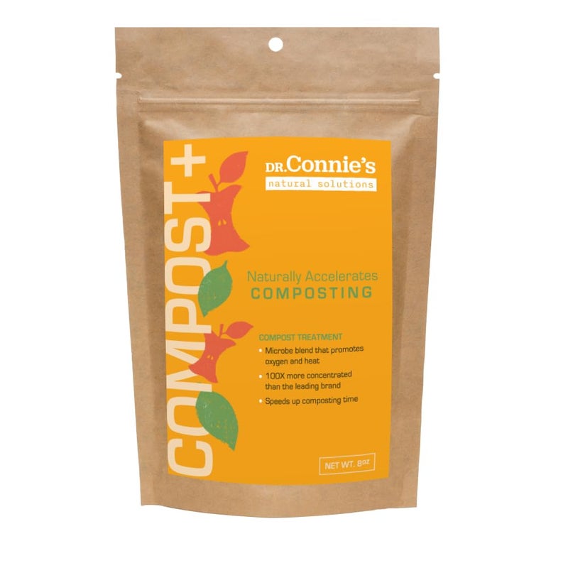 Bioverse Dr. Connieâ€™s Compost Plus â€“ 100X Concentrated Starter & Accelerator | Natural Microbe Activator for Bins, Tumblers & Piles | Odor Control Garden Waste Additive (Indoor & Outdoor) - Image 1