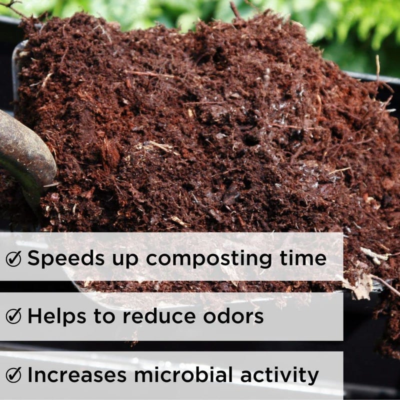 Bioverse Dr. Connieâ€™s Compost Plus â€“ 100X Concentrated Starter & Accelerator | Natural Microbe Activator for Bins, Tumblers & Piles | Odor Control Garden Waste Additive (Indoor & Outdoor) - Image 3
