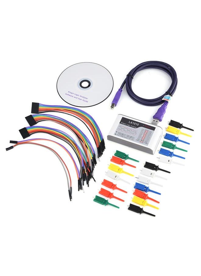 Thoraya LA1010 USB Logic Analyzer 100M Max Sample Rate 16 Channel MCU/ARM/FPGA Debug Tool  - Image 1
