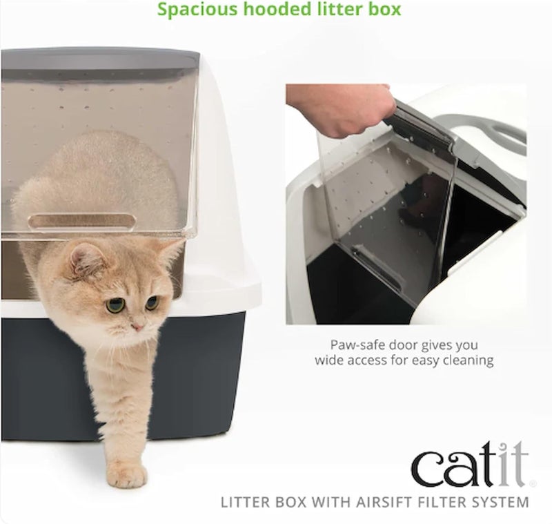 Catit Space saving design picks Jumbo Hooded Litter Box, 1 Kg Worldwide popular practical build - Image 2