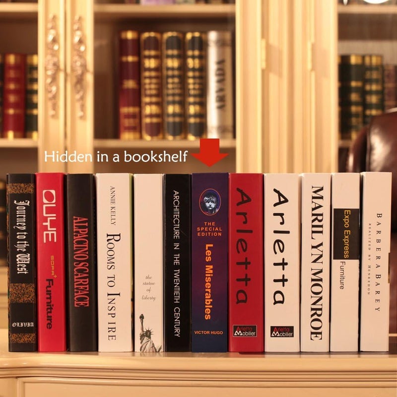 EIOUMAX Booksafe Diversion Secret Real Book Hidden Safe with Key Lock Real Paper Book Locking-Les Miserables - Image 5