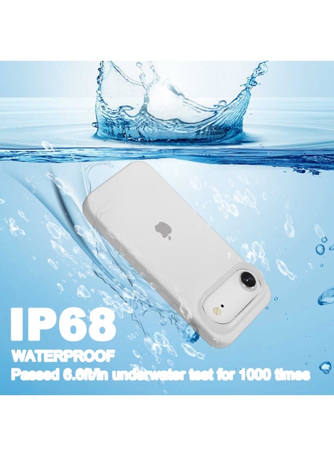 أوللاي غطاء سيليكون سائل لهاتف iPhone   Air، غطاء هاتف ناعم الملمس يحمي الجسم بالكامل ومقاوم للخدش والصدمات مزود بزر التحكم في الكاميرا، غطاء خلفي رفيع مقاوم للخدش ومريح في الحمل ومقاوم لبصمات الأصابع، أبيض - Image 5