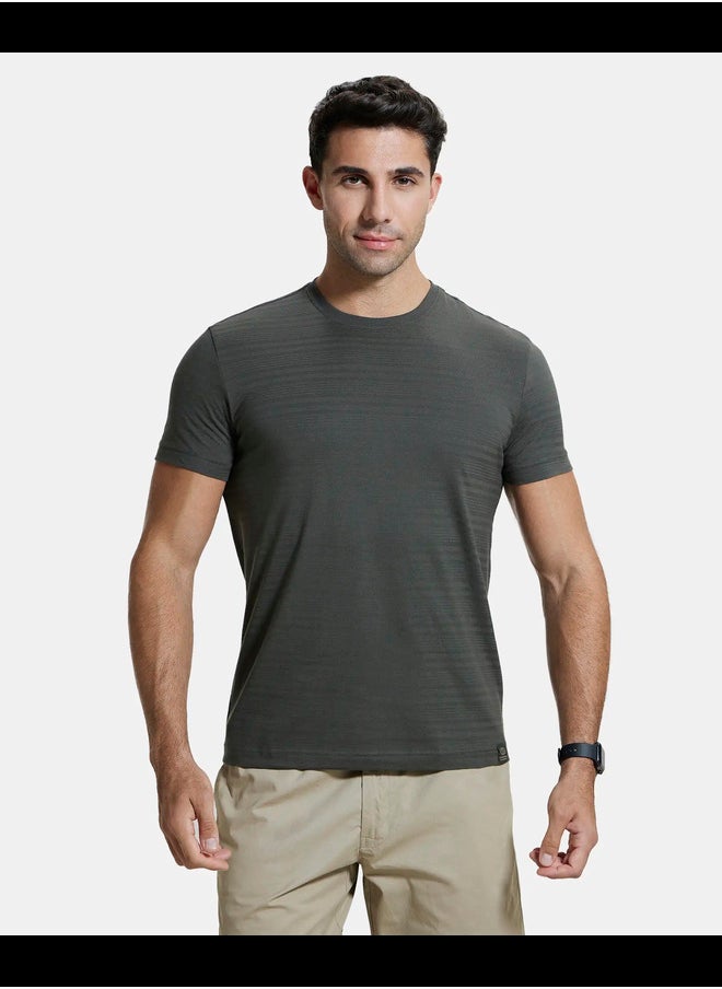JOCKEY - Jockey IM21 Men's Super Combed Supima Cotton Solid Round Neck Half Sleeve T-Shirt - Image 1