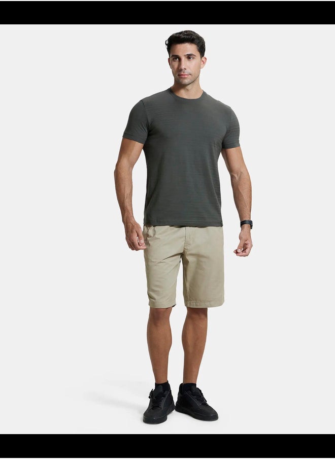JOCKEY - Jockey IM21 Men's Super Combed Supima Cotton Solid Round Neck Half Sleeve T-Shirt - Image 1