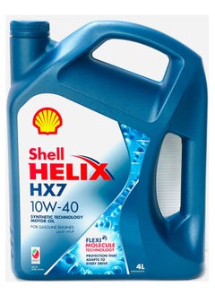 Shell 10W-40 Synthetic Engine Oil Helix HX7 4Ltr  - Image 1