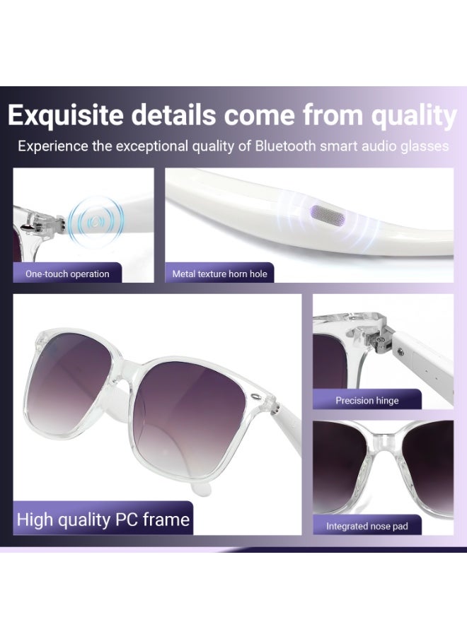 Generic Ai Translation Bluetooth Glasses Multi-Language Real-Time Translation Glasses Listen To Music And Make Calls Smart Uv-Proof Sunglasses  - Image 5