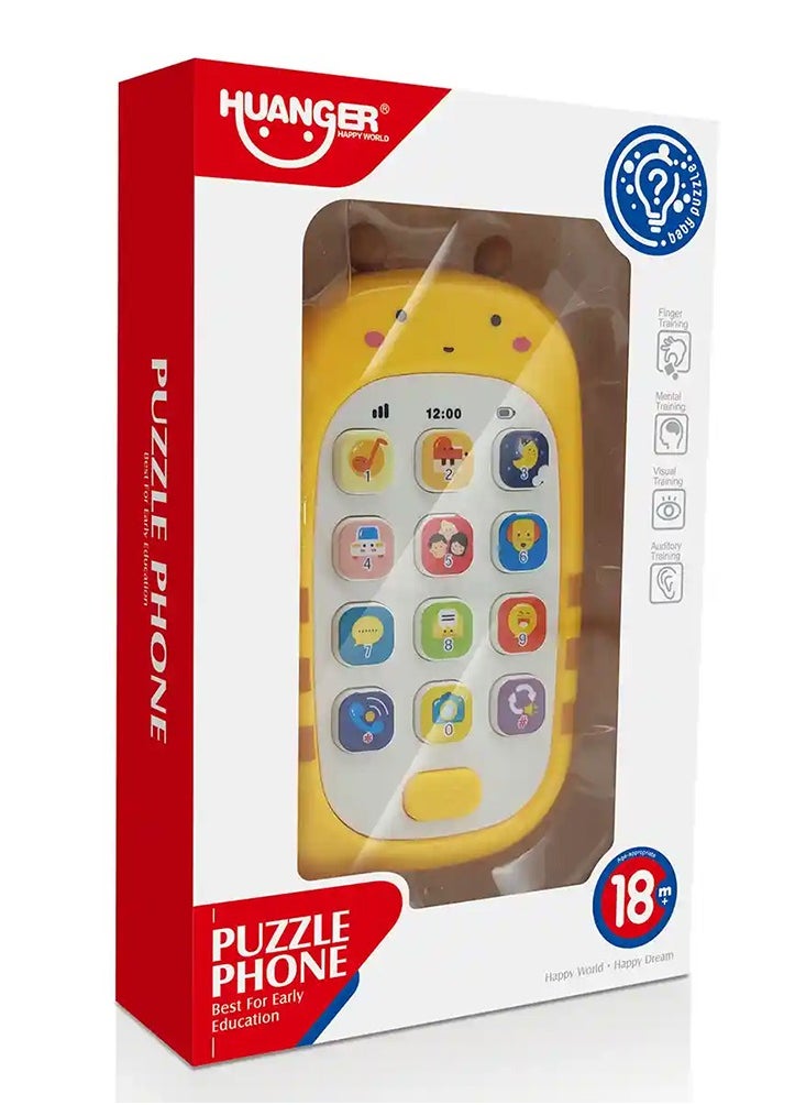 A musical phone for children. It gives the child fun times and develops his mental skills. It is suitable for boys and girls over the age of 18 months.  - Image 2
