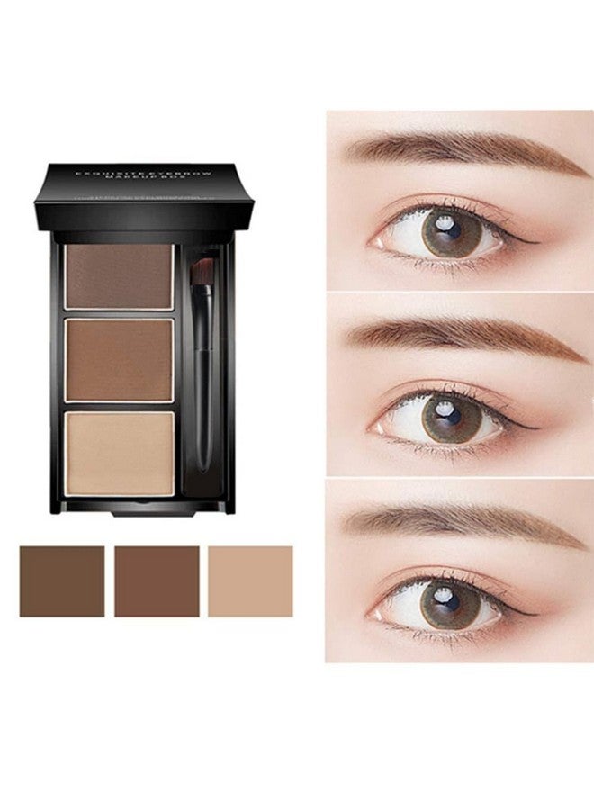 SNOVO Eyebrow Powder Three-Color Eyebrow Palette Beauty Contour Eyebrow Pencil Professional Eye Makeup Eyebrow Filler1 - Image 2