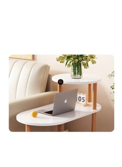 Y&D 3 TIer Nordic Light Luxury Style Wood Classic Tea Side End Table Sofa Bedside Table for Small Spaces, Living Room Bedroom Office  - Image 4