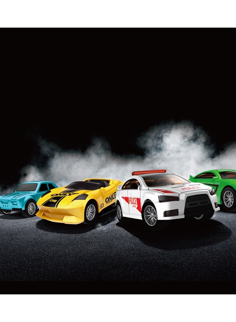 Toy Box Metal Pull Back Cars Friction Power Alloy Racing Cars for Toddler 5pcs  - Image 2