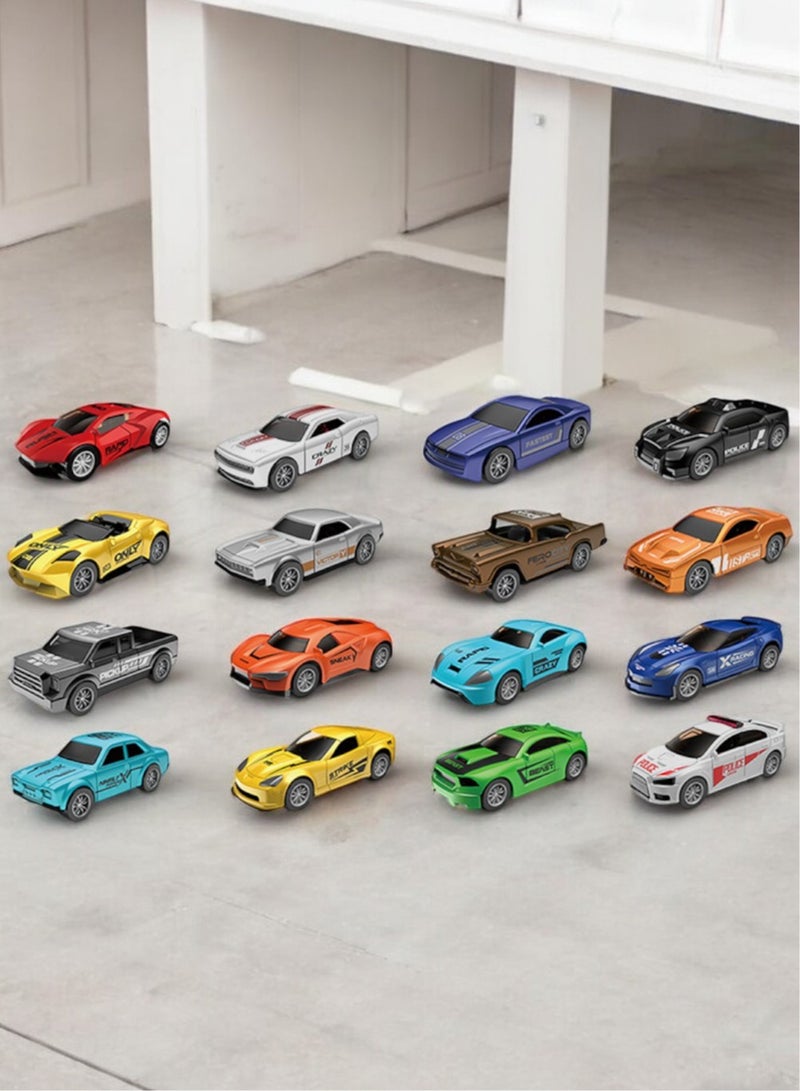 Toy Box Metal Pull Back Cars Friction Power Alloy Racing Cars for Toddler 5pcs  - Image 1