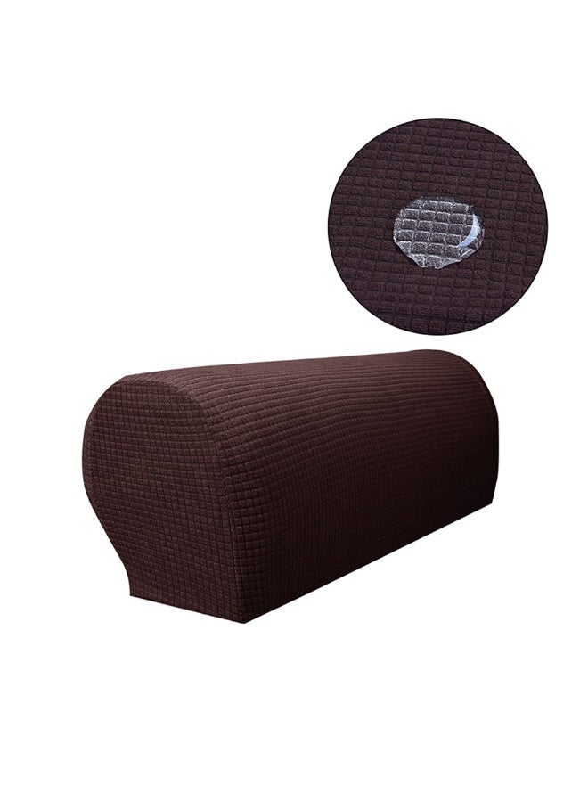 1 زوج من أغطية أذرع الأريكة واقيات أذرع الأريكة المرنة أغطية أذرع الكرسي القابلة للإزالة - Image 2