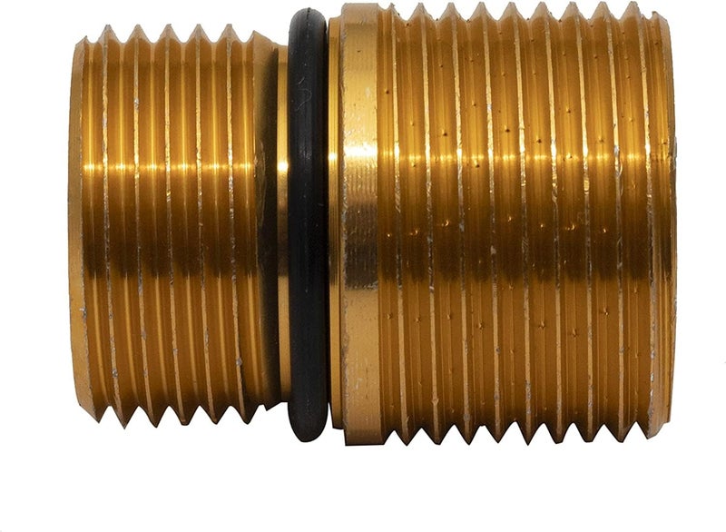 Simpson Cleaning 7110264 Water Oulet Fitting for OEM Technologies Axial Cam Pressure Washer Pumps Gold - Image 1