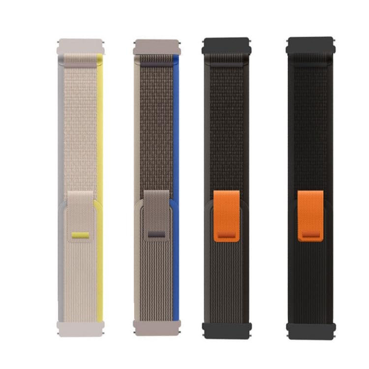 EDNITA 20mm SmartWatch Strap Nylon Trail Loop For Amazfit Bip/Lite/GTS/Mini/GTR 42mm-Grey-Pack Of 1 - Image 2