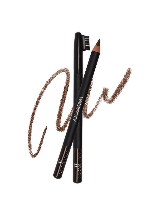 Sorme' Treatment Cosmetics Natural Definitive Waterproof Eyebrow Pencil, Rich Brown, 0.04 Ounce (Pack Of 1) - Image 1