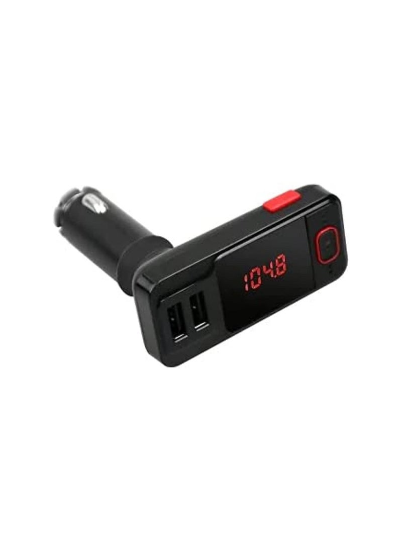 Gigamax - BT719 Bluetooth Dual USB Car Charger, MP3 Player, FM Modulator, AUX, MicroSD - Image 1